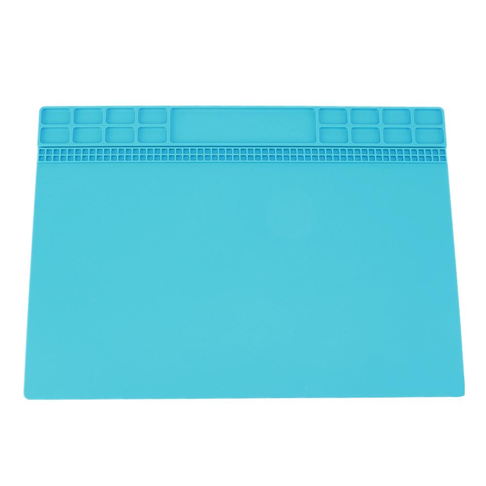 Mobile Phone Computer Repair Workbench Table Mat Multifunctional Magnetic High Temperature Heat Insulation Silicone Pad