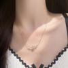 Fresh and Elegant Gardenia Necklace Flowers Leaves Clavicle Chains Small Fresh Summer