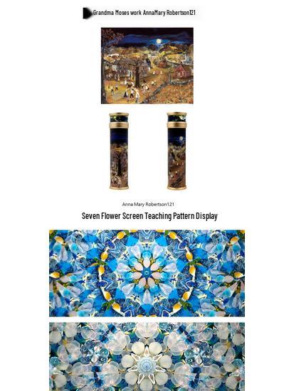 Мистецтво Бабусі Мозес Калейдоскоп Призма - Ручна Робота Колекційний Подарунок на День Народження