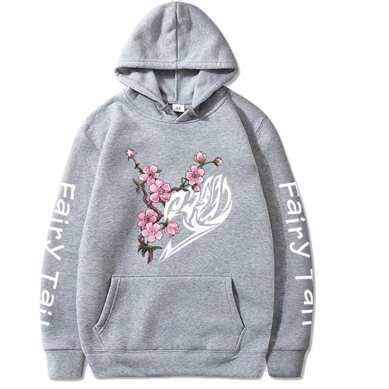 Japanese Anime FairyTail Men's Hoodie Vintage Unisex Pullover Men Vintage Graphic Hoody Tops Oversize Clothing