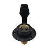 Black Flange RV City Water Fill Inlet Female To Male For Camper Motorhome Trailer Easy-to-grip Knob