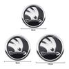 DDWO5 Car Front Hood Emblem Decoration Rear Trunk Badge For Skoda Octavia A5 A7 Fabia MK2 MK3 Superb Kamiq Rapid Yeti Citigo S Kodiak