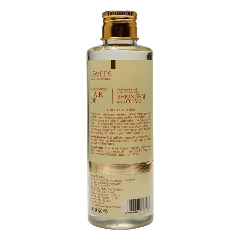 Jovees Herbal Bhringraj Olive Hair Oil 100ml Pack Of 1 Strengthens Reduces Hair Fall Nourishes Scalp