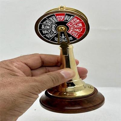 15,24 cm Messing-Telegraph Goldfarben Nautisches Sammlerstück und Nautisch