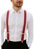 Y-Shaped Adjustable Elastic Suspenders with Strong Clips for Parties