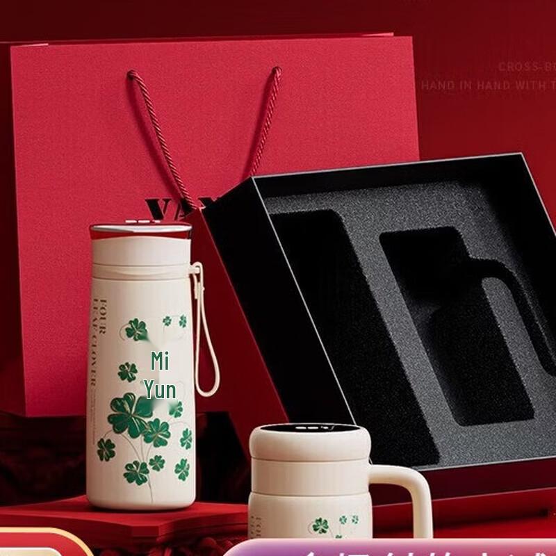 Vanow Smart Ceramic Lined Insulated Bottle Gift Set