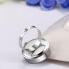 Ring Watch, Women's, Free Size, 3ATM Waterproof, Roman Analog, Fashion Accessory, Silver