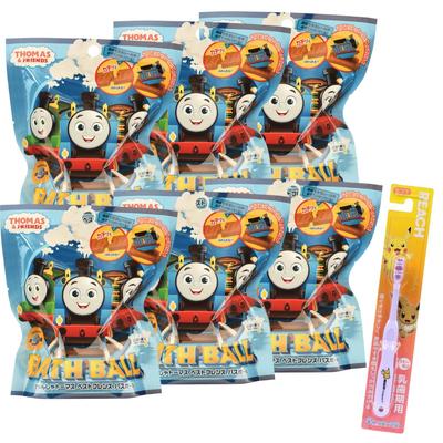 Ensemble de 6 bombes de bain 'Meilleurs Amis' de Thomas le Train par Nor Corporation (Comprend une Brosse à Dents Personnage) - Les enfants et les mamans vont adorer !