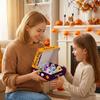 5Pcs Halloween Ghost Slow-Rising Squeeze Toy Set TPR Fidget for Stress Relief Portable Decompression Gadget for Kids Adults Fun Party Favor Gift Box