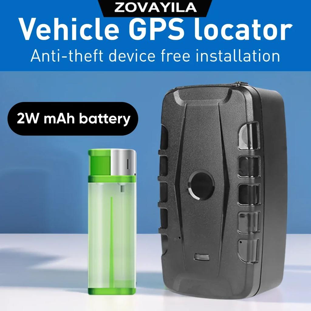 Car GPS Locator 2W mAh Ultra-long Standby Goods Parcel Anti-theft Device Free Installation Vehicle Tracker