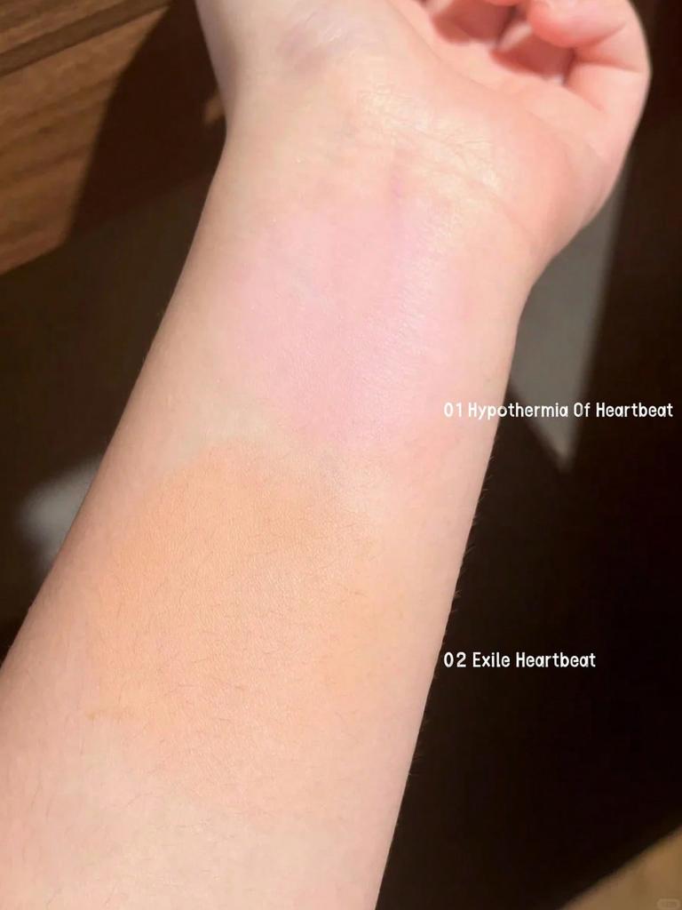 Little ONDINE Sculpted Veil Blush 01/02, Double-Sided Embossed, Breathable Fine Powder, Long-Lasting And Buildable, Suitable For Beginners Daily Use