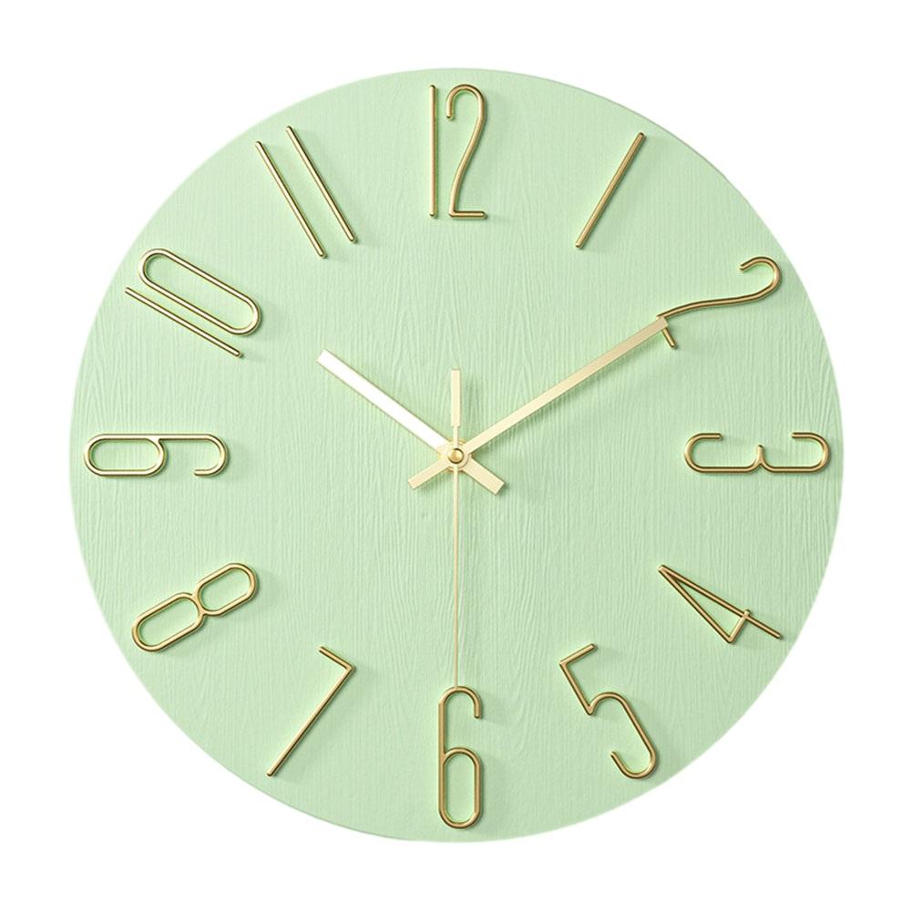 Zegary Zegar ścienny do salonu Prosty zegar ścienny Nieznaczne odchylenia