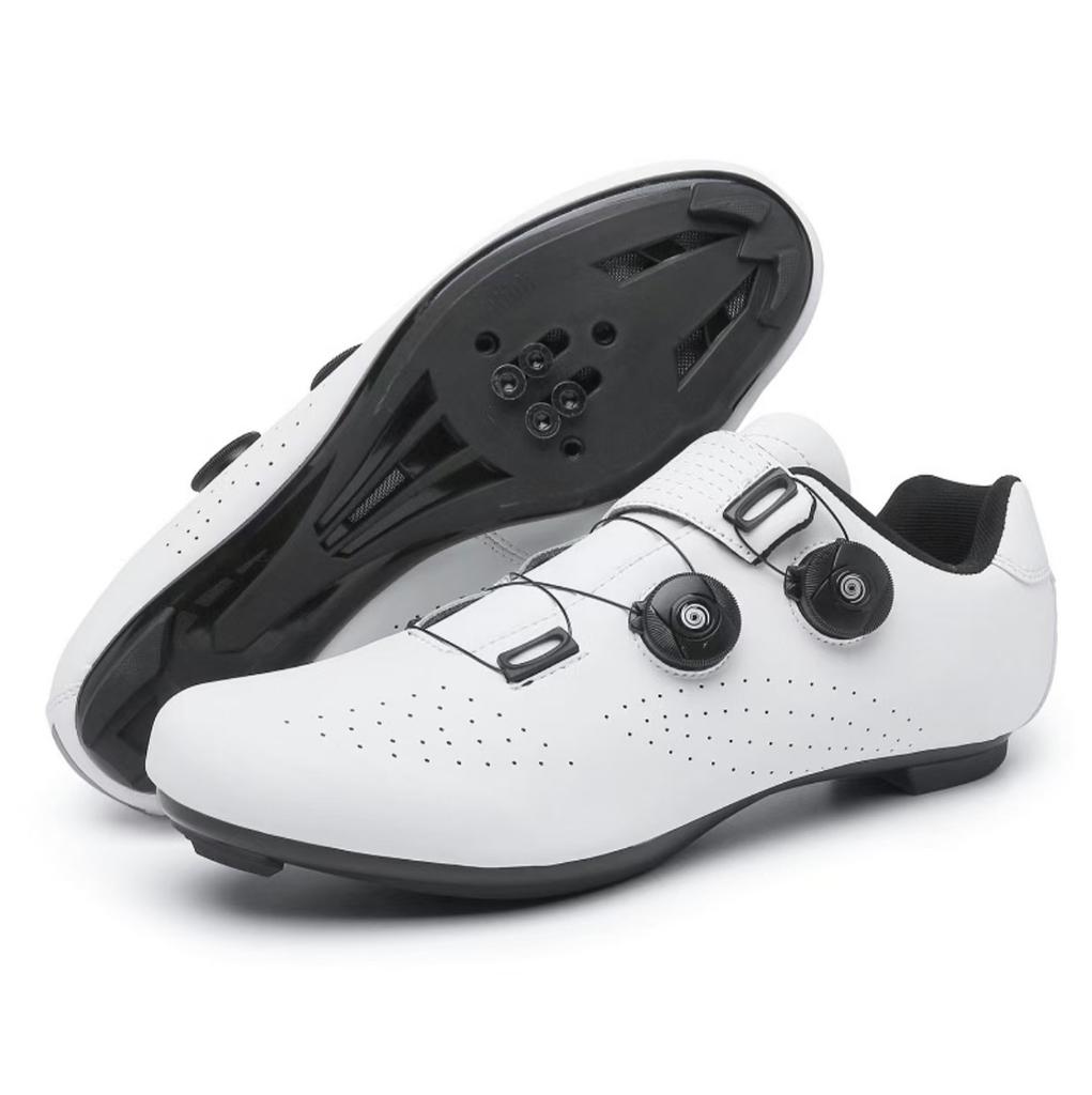 New Unlocked Cycling Shoes Mountain Bike Road Bike Lock Shoes Bicycle Shoes Hard-soled Cycling Shoes Men and Women the Same Style