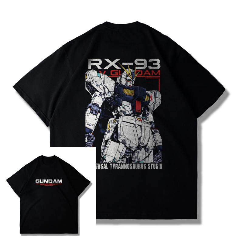 Gundam Graphic T Shirts Man Summer Y2k Clothes Womens Oversized Short Sleeve Tee Casual Anime Streetwear Brand Clothing Tops