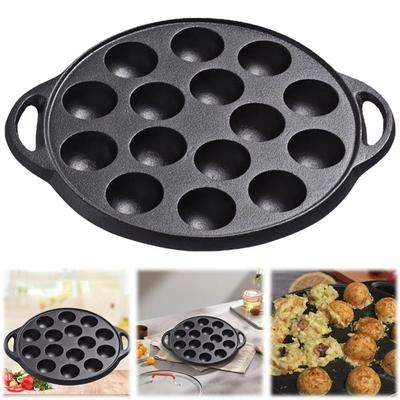Cast Iron Cast Iron Takoyaki Pan Nonstick Takoyaki Grill Pan Octopus Balls Grill Plate  Kitchen Use
