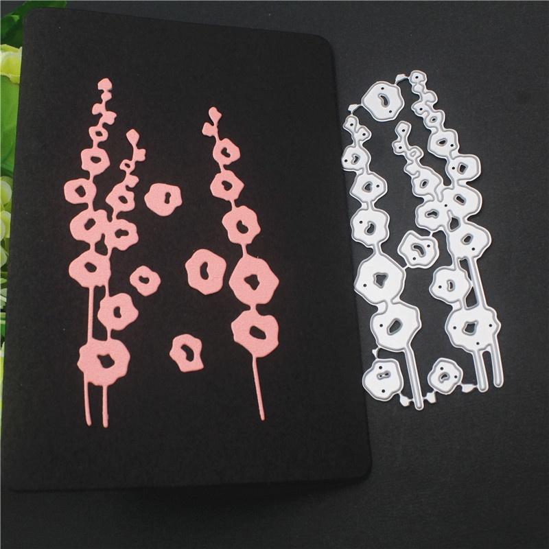 Plum Blossom Metal Cutting Dies Set for DIY Scrapbooking Greeting Card Making Paper Embossing Craft