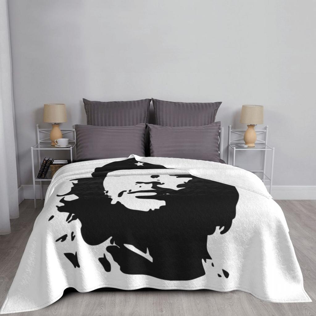 Che Guevara Blanket Soft Warm Flannel Throw Blanket Bedding for Bed Living Room Picnic Travel Home Sofa