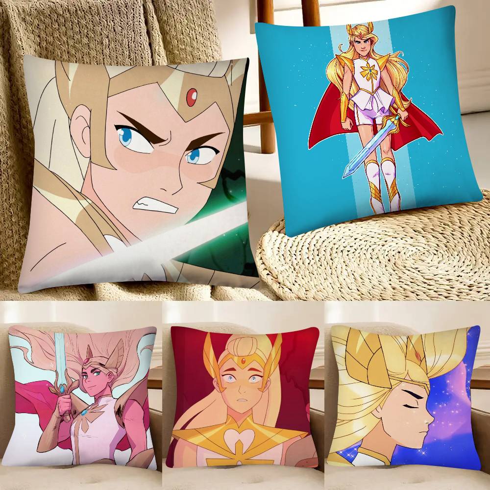 SheRa And The Princesses Of Power Pillow Case Fashion Square Pillowcase Bedroom Sofa Room Ins Decoration Leisure