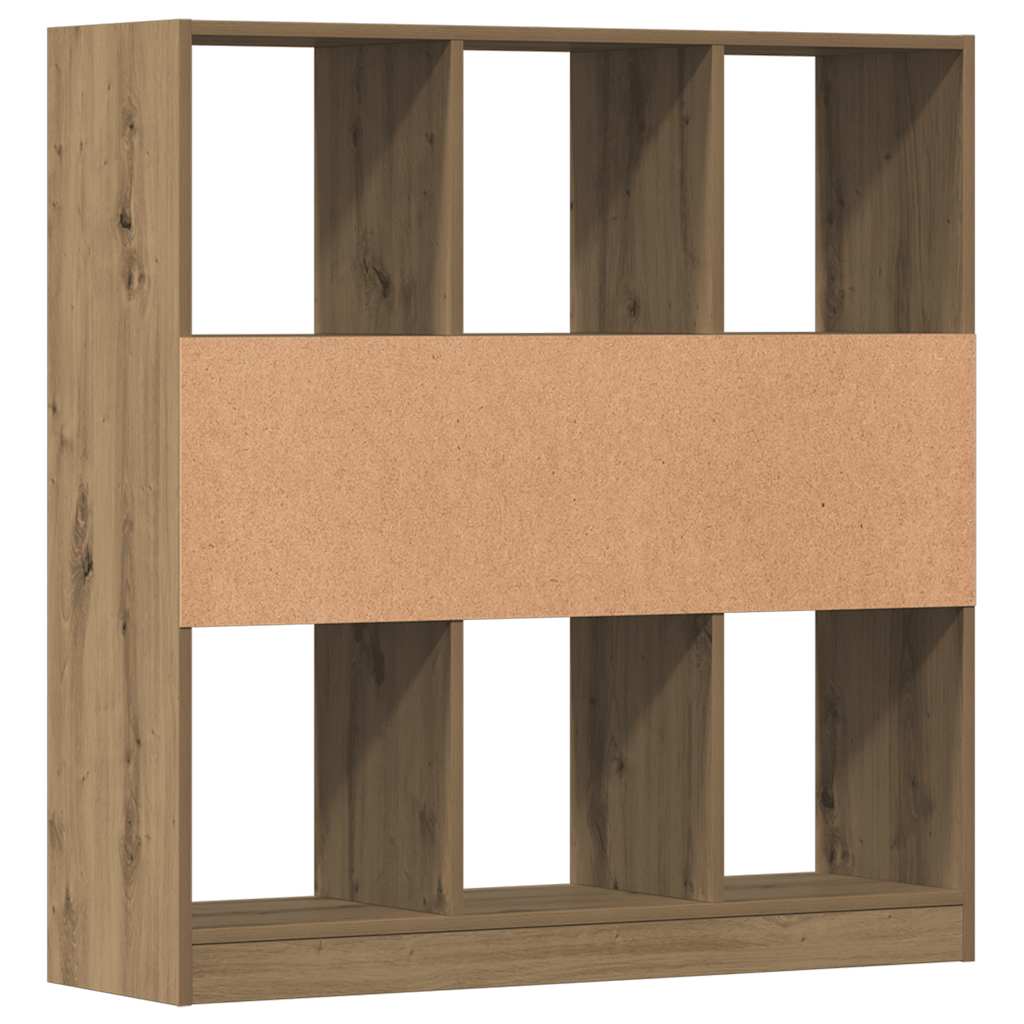 Artisan Oak Bookshelf 97.5 x 29.5 x 100 cm Particleboard