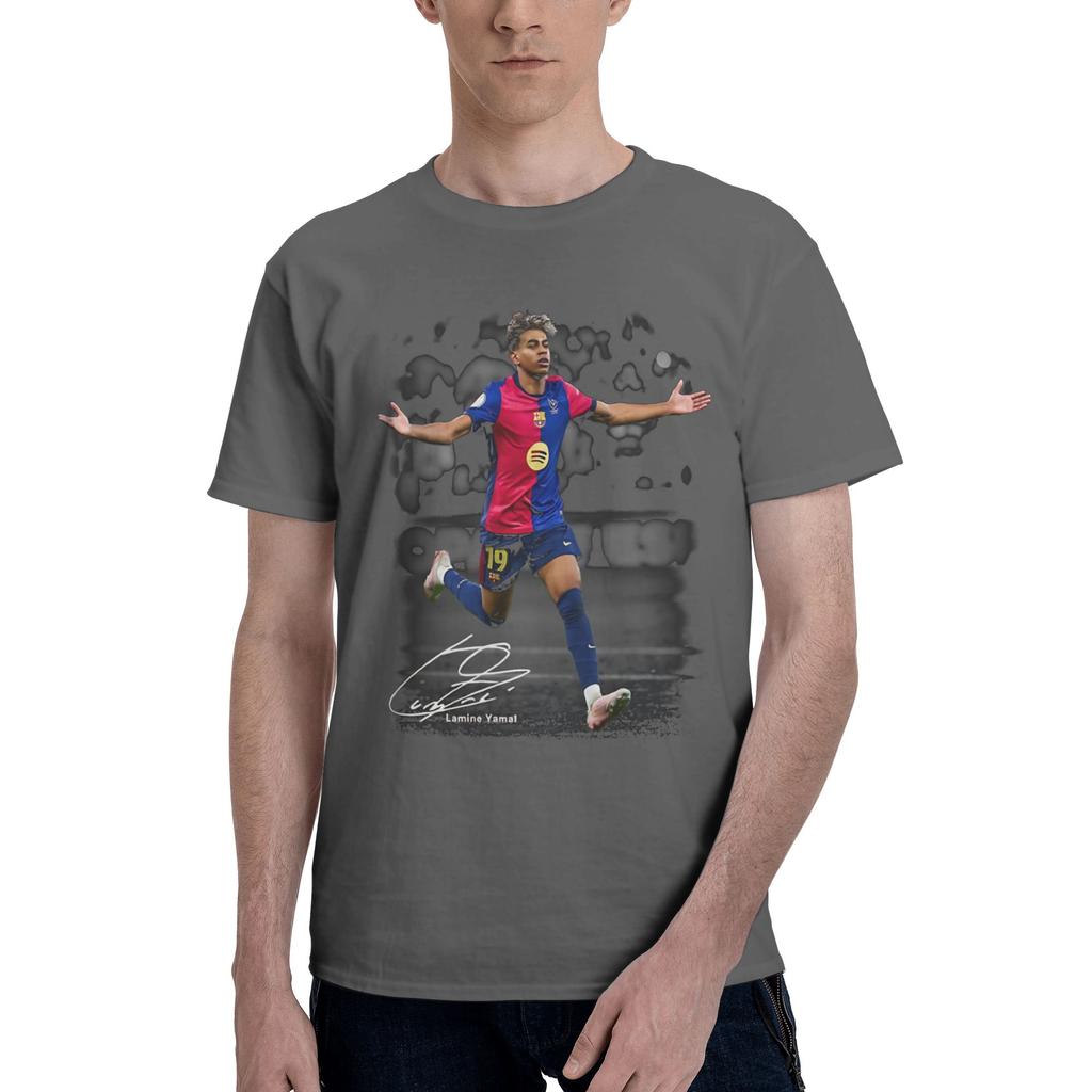 Lamine Yamal Novelty Football Graphic T Shirt Y2k Oversized Unisex Casual Short Sleeve Streetwear Fan Tee