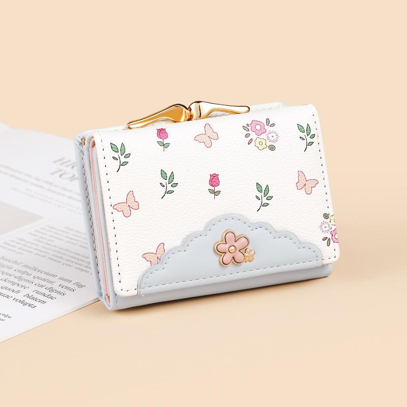 Wallet Girls Cute 30% off Change Bag Large Capacity Card Bag Multi-card Space Women's Short Wallet