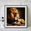 New Arrival 5D DIY Full Circle Diamond Painting "Lion" Embroidery Cross Stitch Home Decor Gift