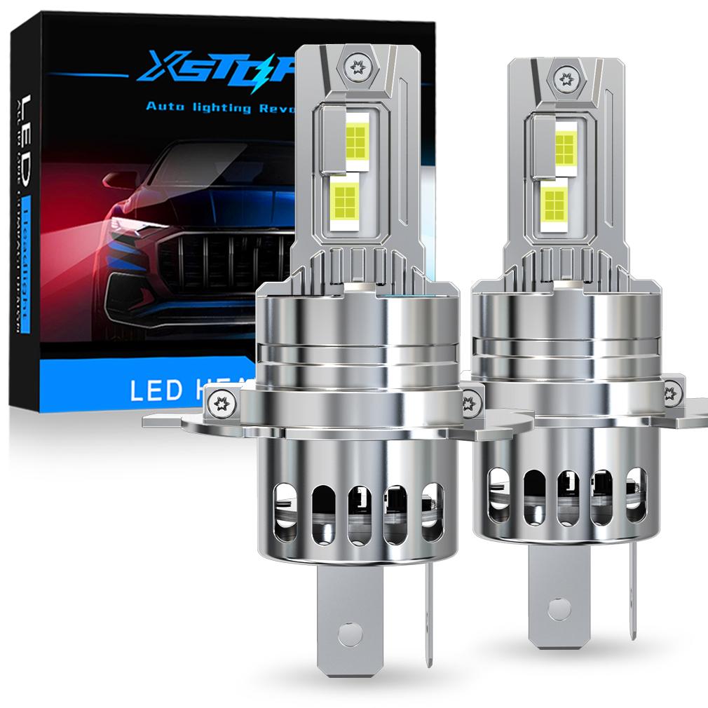 

XSTORM H4 LED Headlight Canbus 300W 30000LM LED H4 Light Bulbs 24 CSP Chips With Fan Turbo Lights Car Hi/Low Headlights 6500K H4
