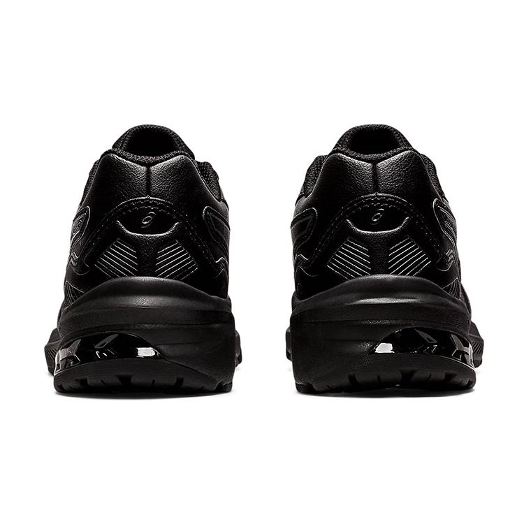 ASICS GT 1000 Leather 2 Cushioning Abrasion Resistant Rebound Breathable Support Low top Kids' Running Shoes Black 1134A016-001