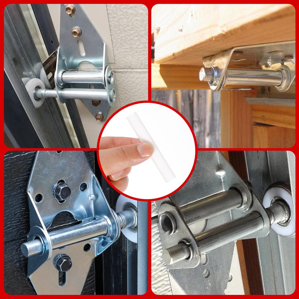20Pcs New Hinge Quiet Roller Sleeves ABS Garage Door Hinge Rollers Noise Reducing Garage Door Hinge Roller Sleeves for Garages