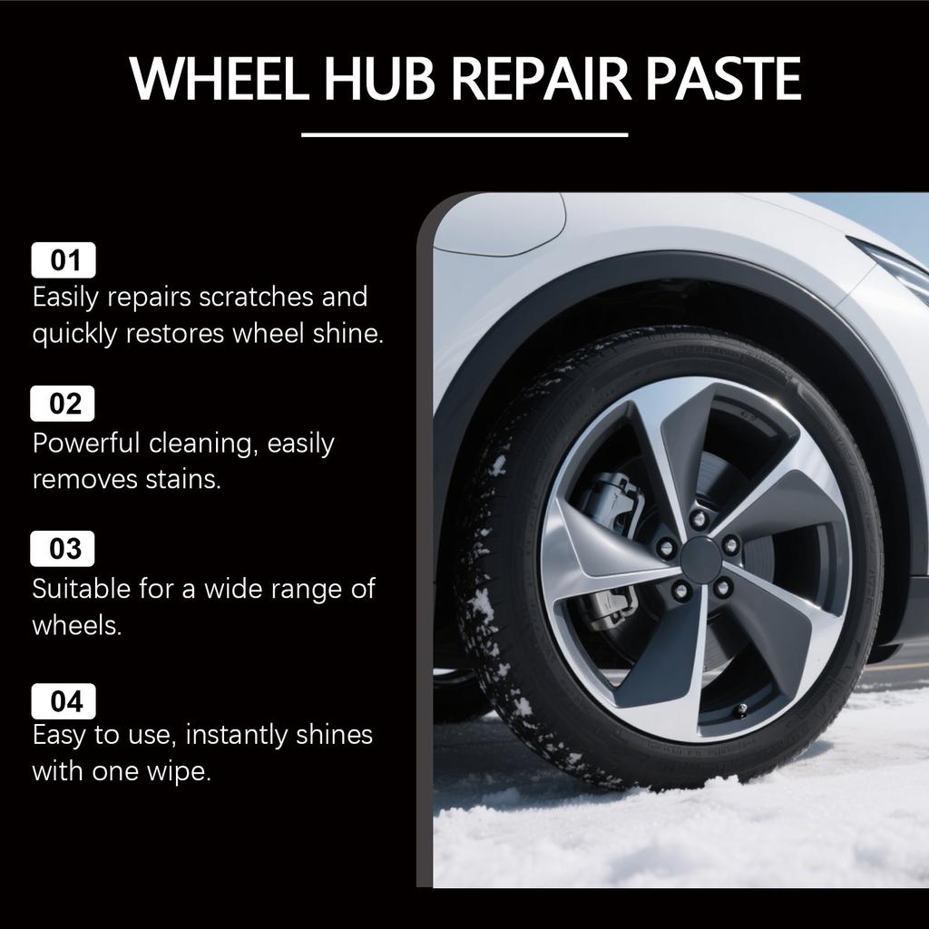 Wheel Hub, Wear, Scratch Cover Up And Restoration Care Cream