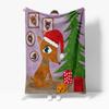 Cute Dog Throw Blanket Soft Cozy Pet Animal Lover Gift Home Decor Warm Fluffy Bedspread Living Room Dorm Room Gift