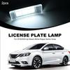 2 Pcs LED License Plate Light Canbus For 19/20-Up Nissan Altima Rogue Sentra Versa