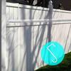 Black Iron Hanging Planter Hook Bracket for Balcony Garden Bird Feeder Basket Stand