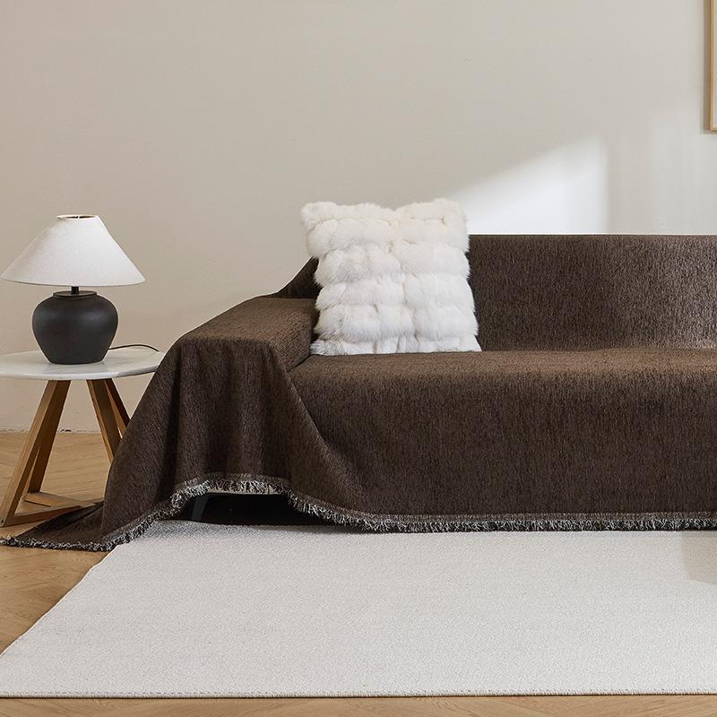 Chenille Sofa Cover - All-Season Universal Sofa Slipcover, Sofa Protector Pad
