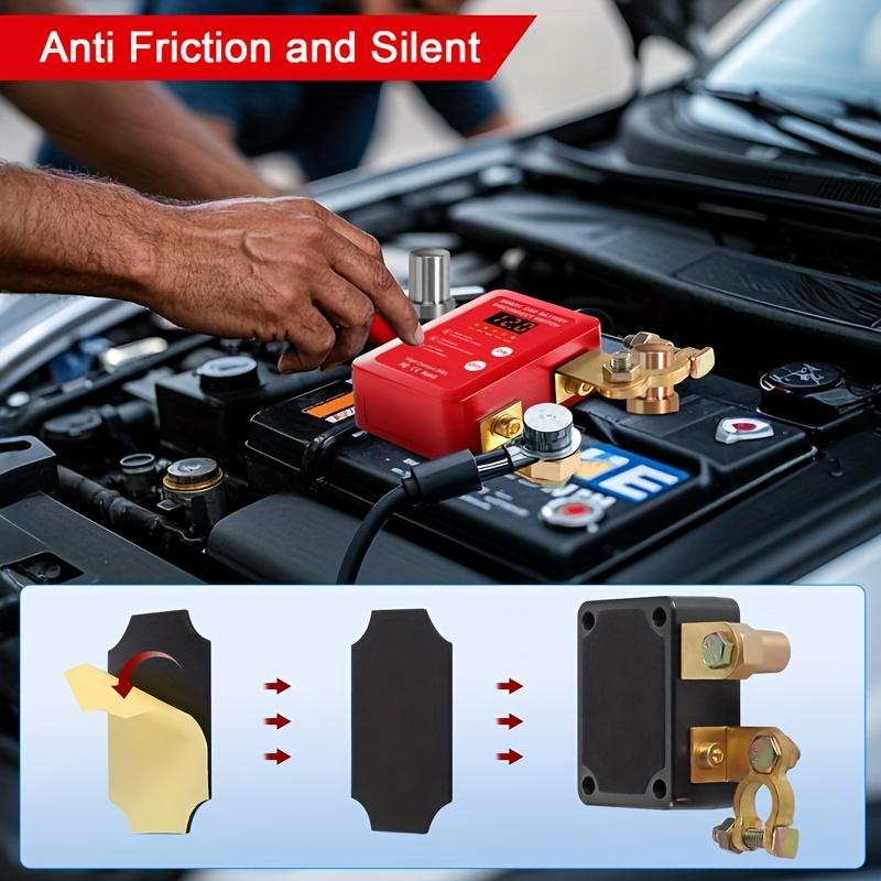 240A Kill Switch 12V Remote Battery Disconnect Switch with Led Voltage Display Automatic Power Shut Off Switch for Auto