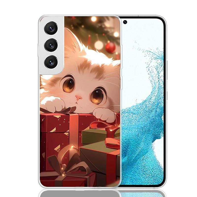 Cat Cute Kitten Cartoon Phone Case For Samsung Galaxy S26 S25 Edge S24 S23 FE S22 Ultra S21 Plus S20 + Fundas Cover Coque Galaxy