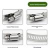 SOXW Stainless Steel Heavy-Duty Pipe Clamp