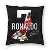 1Pc Cristiano Ronaldo Cr7 Decorative Pillowcases For Cozy Living Room And Bedroom Soft Machine Washable Cores Not Included