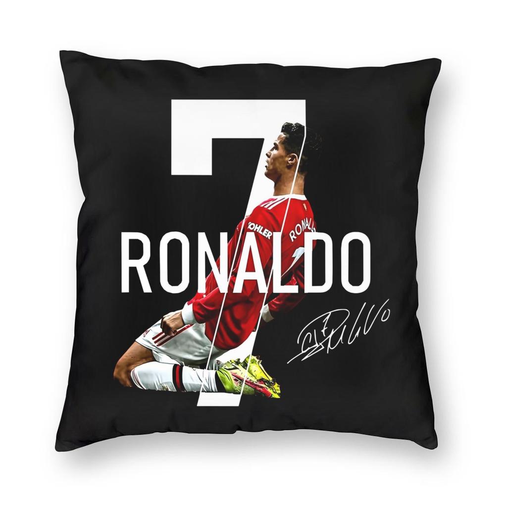 1Pc Cristiano Ronaldo Cr7 Decorative Pillowcases For Cozy Living Room And Bedroom Soft Machine Washable Cores Not Included