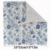 20Pcs Blue Flower Printed Paper Napkins, 2-Ply Disposable Napkins for Baby Shower Birthday Party - Table Decor Tissue Supplies