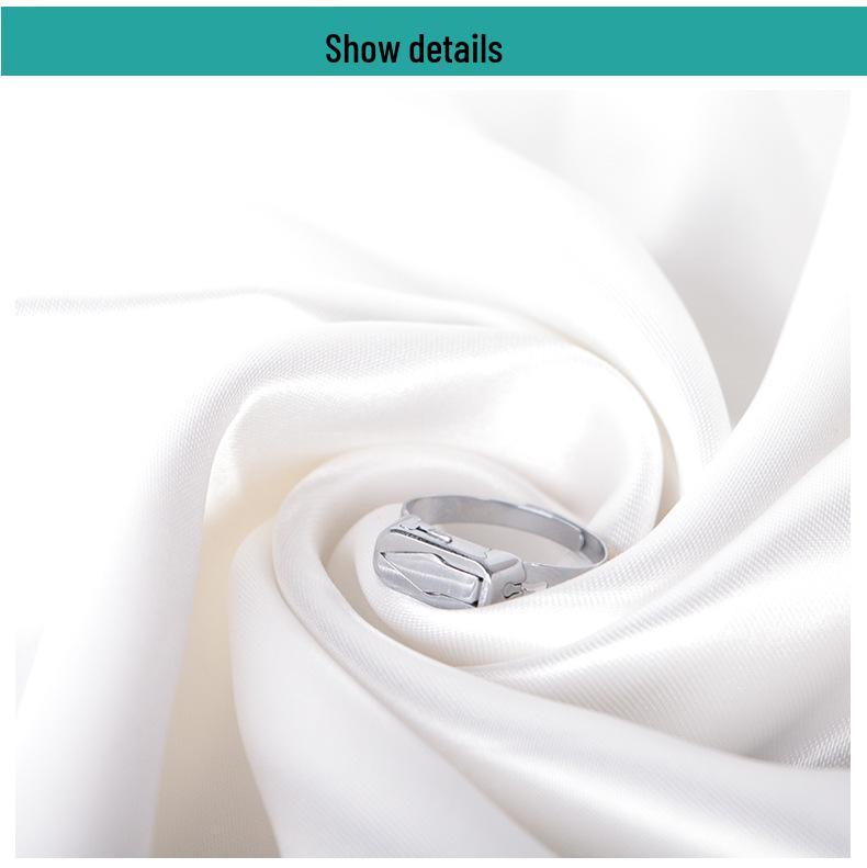 Wolf Defense Stainless Steel Titanium Ring – Unisex, Non-Fading, Hidden Weapon, Personal Safety Accessory