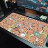 PandaBear Love Lace Solid Color Mouse Pad Large Gaming Table Cushion Non-slip Laptop Tablet Big Mousepad XXL Mat Mini PC Playmat With Lock edge