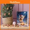 Christmas 24day Advent Calendar With Acrylic Cow Ornament For Holiday Gift Giving
