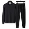 Unisex Cotton Hoodie & Joggers Set - Fashionable, Casual, Loose Fit, Plus Size - Perfect for Spring and Autumn