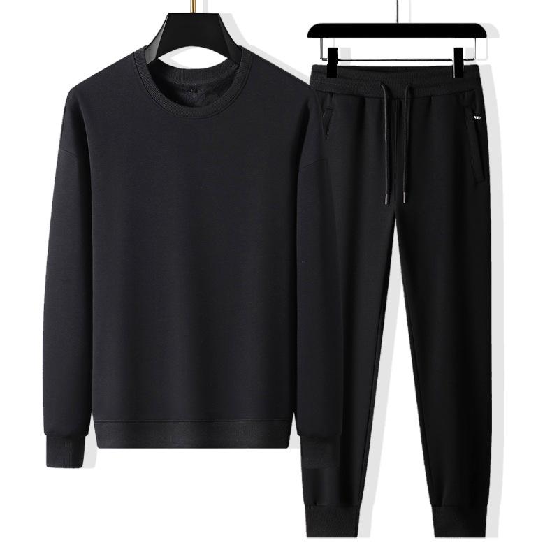 Unisex Cotton Hoodie & Joggers Set - Fashionable, Casual, Loose Fit, Plus Size - Perfect for Spring and Autumn
