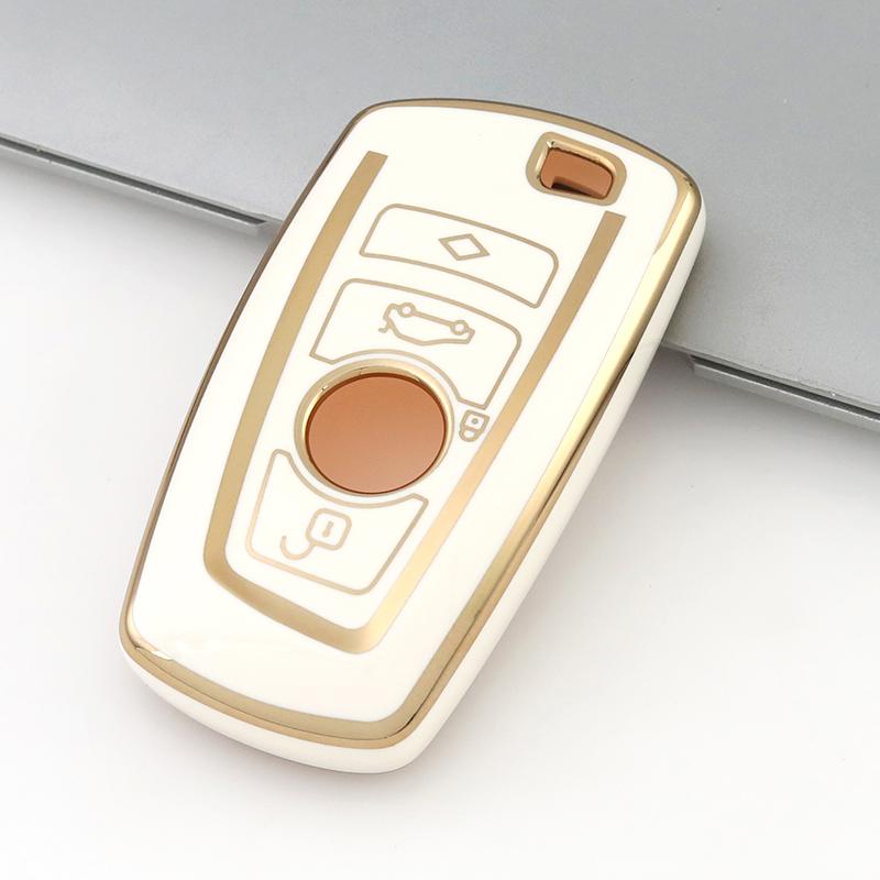 TPU Car Key Case For BMW 1 3 5 7 Series X1 X3 X4 X5 F10 F15 F16 F20 F30 F18 F25 M3 M4 E34 Key Cover Protector Auto Accessories