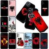 Soft Cover for Apple iPhone 12 13 Pro Max Mini ProMax X XR Air 12Pro 13Pro Casing Phone Case Albanians Red Albania Flag