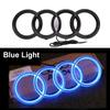 LED Car Dynamic Streamer Badge Light Front Grille Emblem for B Q7 Q8 S3 A1 A2 A3 A4 A5 A6 Q3 Q4 Q5 Q6 S5 S7 A7 Q2 Accessories