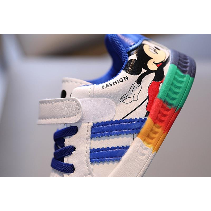 Spring and autumn toddler shoes soft baseplate shoes children single shoes little white shoes non-slip breathable 0-1-3 years and a half 2