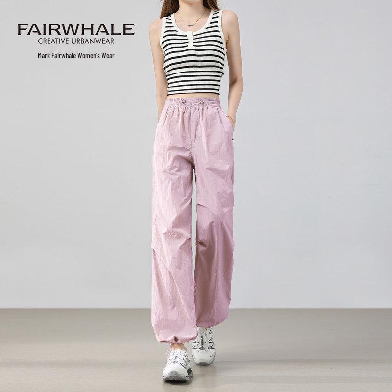 

Mark Fairwhale Women s Loose Fit Quick-Dry Cargo Parachute Pants XL (120-140 jin)